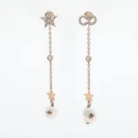 美品DIOR パールピアス両耳用 Christian Dior パール ピアス(両耳用)