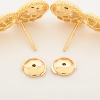 ブシュロン セルパンボエム ダイヤ ピアス 750(YG) 6.1g