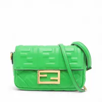 レベッカ フェンディ ズッカ 8M0251 レザー 財布 ゴールド A3494006｜中古