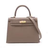 【良品】HERMES ソヤ SOYA シルバーケリーカディナ　サイズ6 1/2 良品】HERMES ソヤ SOYA シルバーケリーカディナ サイズ6 1/2