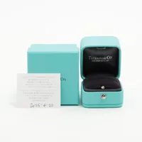 ティファニー Tワイヤー ダイヤ シェル リング 750(PG) 4.2g A3740589