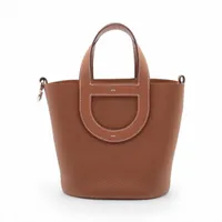 エルメス マンジュワール トリヨン クレマンス ハンドバッグ HERMES エルメス マンジョワールPM ハンドバッグ バケットバッグ