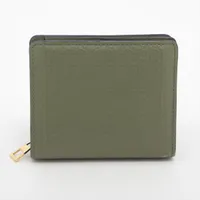 ロエベ三つ折り財布　スモールバーティカルウォレット　グリーン　リピートアナグラム LOEWE - ロエベ三つ折り財布 スモールバーティカルウォレット
