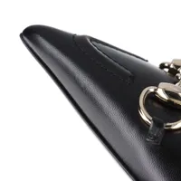 GUCCI グッチ パンプス レザー ラウンドトゥ バックストラップ ブラック GUCCI グッチ パンプス レザー ラウンドトゥ バックストラップ