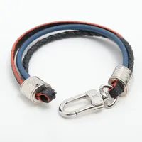 ルイ・ヴィトン レザー メタル LV トレブル ブレスレット M6423E ヴィトン M6423E ブラスレLVトレブル BC0159 ブレスレット