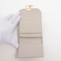 セリーヌ トリオンフ スモールフラップウォレット レザー