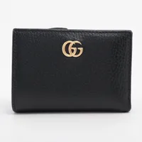 コンパクトウォレット マヤレザー ブラック THE LEATHER COVERED J MARC MINI COMPACT WALLET/ザ レザー