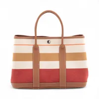 エルメス ガーデンパーティ49 GM ヴォヤージュ ヴェルソ トワル