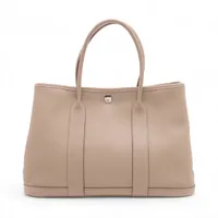 【上品カラー】HERMES ガーデンパーティ 30 ネゴンダ エトゥープ エルメス ガーデンパーティ30 TPM ネゴンダ ベージュ シルバー