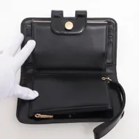 シャネル チョコバー パテントレザー 財布 ブラック ゴールド