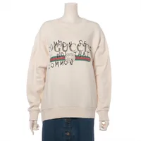 グッチ 17AW コットン スウェット XS レディース アイボリー