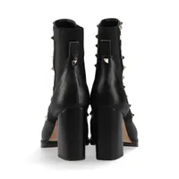 【美品】VALENTINO GARAVANI　スタッズサイドゴアブーツ　36.5 ヴァレンティノガラヴァーニ ロックスタッズ レザー サイドゴア
