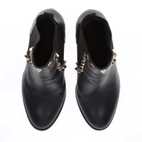 【美品】VALENTINO GARAVANI　スタッズサイドゴアブーツ　36.5 ヴァレンティノガラヴァーニ ロックスタッズ レザー サイドゴア