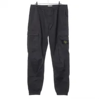 ストーンアイランド ブラックカーゴパンツ ストーンアイランド STONE ISLAND メンズ カーゴパンツ ブラック