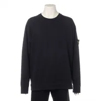 ストーンアイランド コットン ロングTシャツ XL メンズ ブラック