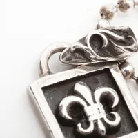 クロムハーツ フレームドBSフレア ネックレス 925 10.5g ボース