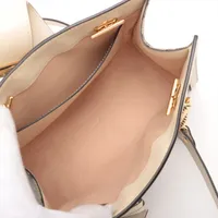 グッチ GGスプリーム パドロックスモール PVCxレザー チェーン  