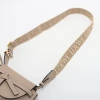 LOEWE レザーショルダーバッグ ベージュ LOEWE (ロエベ) パズルバッグ スモール レザー ベージュ 2WAY