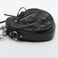 M1896 バレンシアガ カゴール ボディバッグ レザー ブラック 742013 バレンシアガ ルカゴール レザー チェーンショルダーバッグ