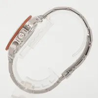 エルメス クリッパー クロノグラフ CL2.316 SS SS QZ オレンジ