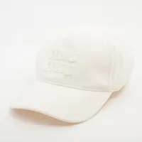 ミュウミュウ キャップ M コットン ホワイト A3744856｜中古ブランド品