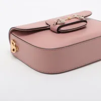 GUCCI グッチ/レザーホースビットショルダーピンク/380574/493***/ABランク/92【中古】 中古・古着通販】GUCCI (グッチ) ホースビット 1955 ナノバッグ ピンク
