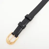 セリーヌ ベルト　90サイズ CELINE(セリーヌ) ベルト 90 - ダークブラウン レザー - メルカリ