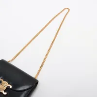 専用セリーヌ チェーンショルダーバッグ がま口 トリオンフ パーティーバッグ ☆関税込☆CELINE☆チェーンショルダーバッグ トリオンフ