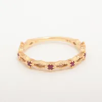 アガット ルビー リング K14(YG) 0.9g A3745097｜中古ブランド品