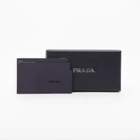 プラダ サフィアーノ レザー iPhoneケース ホワイトxブラック