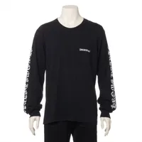 クロムハーツ スクロールラベル ロングTシャツ コットン