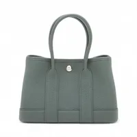 エルメス ガーデンパーティー30 アルドワーズ×ノワール エルメス ガーデンパーティー30 キャンバス ノワール (HERMES