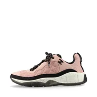 シャネル ココマーク ファブリック スニーカー 37 レディース ピンク  