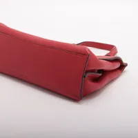 グッチ バンブー デイリー レザー 2WAYハンドバッグ レッド