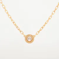 カルティエ ダムール SM ダイヤ ネックレス 750(YG) 2.7g
