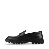 DIOR レザー コインローファー サイズ40 ディオール CD ダイヤモンド レザー ローファー 44 メンズ