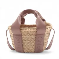 sea_7　最終値下げ！Chloé かごバッグ ベージュ Chloé バケツ型かごバッグ ベージュ - メルカリ