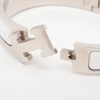 新品未使用 エルメス クリックHH シルバー×クレ（内周17.5cm） HERMES - 【箱・布袋あり】HERMES エルメス クリックH PM 腕周り