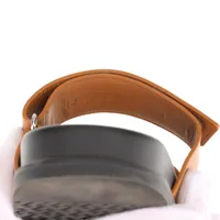 エルメス シプレ レザー サンダル EU42 メンズ ブラウン