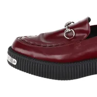 グッチ ホースビット 24AW レザー ローファー 9 メンズ ボルドー