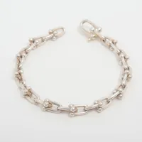 極美品✨ ティファニー ブレスレット ハードウェア スモール リンク AG925 TIFFANY&Co.】ティファニー ハードウェア スモールリンク