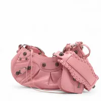 バレンシアガ　ハンドバッグ、ショルダーバッグ　レザー　ピンク BALENCIAGA - バレンシアガ BALENCIAGA ザ ヒップ ショルダー