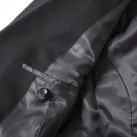 【美品】コムデギャルソンコムデギャルソン 丸襟 レース ジャケット L相当 黒 COMME des GARCONS GIRL - 2022AW コムデギャルソンガール
