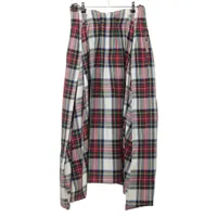 美品 コムデギャルソン チェック柄 バルーンサルエルパンツ ウエストゴム XS COMME des GARCONS - 美品 コムデギャルソン COMME des GARCONS