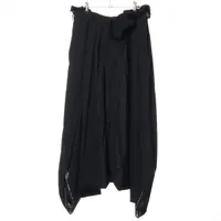 16AW 美品 コムコム コムデギャルソン ウール サルエル  パンツ S 黒 COMME des GARCONS コムデギャルソンCOMME ウールサージサルエル