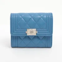 CHANEL☆ボーイシャネルフラップウオレット☆他カラーあり CHANEL シャネル ボーイシャネル 長財布 ロングフラップ ジップ
