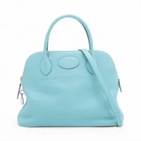 極美品♡HERMES【ボリード31】ハンドバッグ □Q ブルーイズミール 楽天市場】エルメス ボリード 31 ブルーの通販