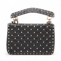 valentino ヘビ革スタッズバッグ