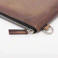 ベルルッティ カリグラフィ ニノGM レザー クラッチバッグ