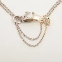 ギャロップネックレス HERMES - エルメス HERMES ギャロップ ネックレス シルバーの